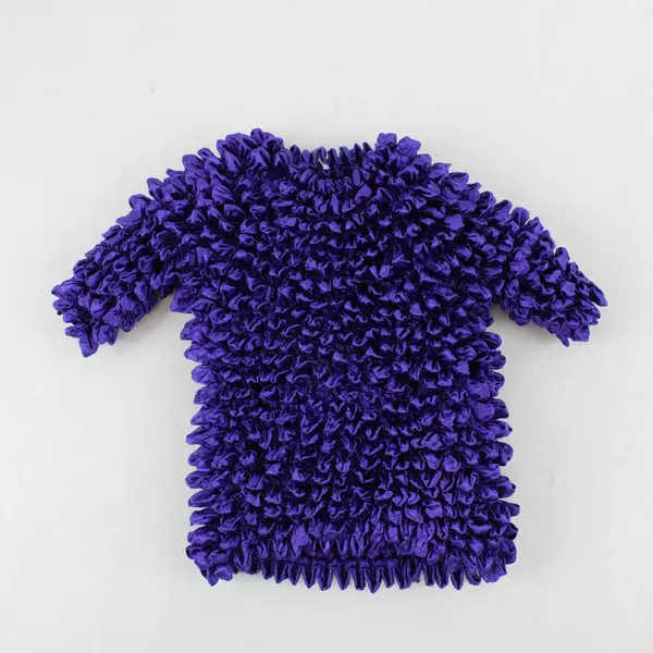 FC Violet Purple Popcorn Bubble Top One Size