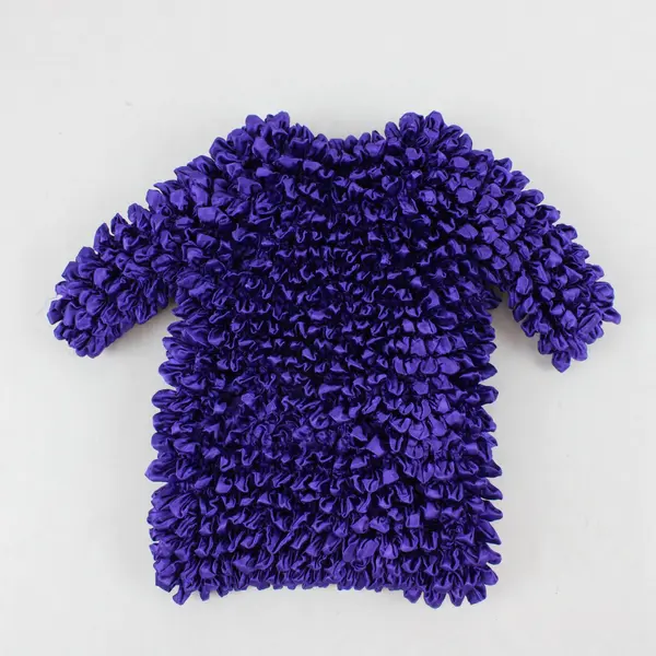 FC Violet Purple Popcorn Bubble Top One Size