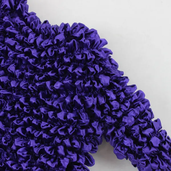 FC Violet Purple Popcorn Bubble Top One Size