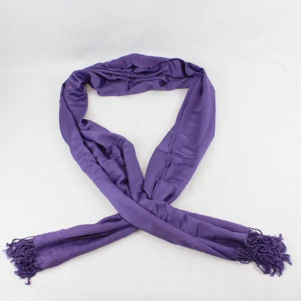 Cejon Scarf Lavender Purple Fringe Scarf Wrap 22"x78"