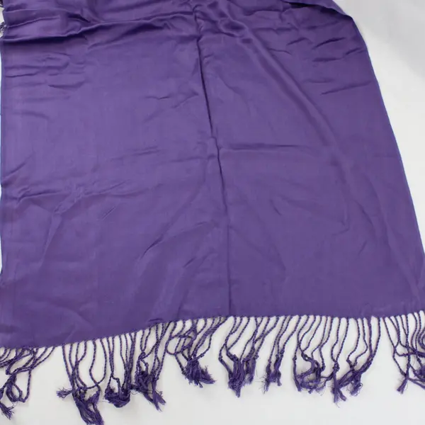 Cejon Scarf Lavender Purple Fringe Scarf Wrap 22"x78"