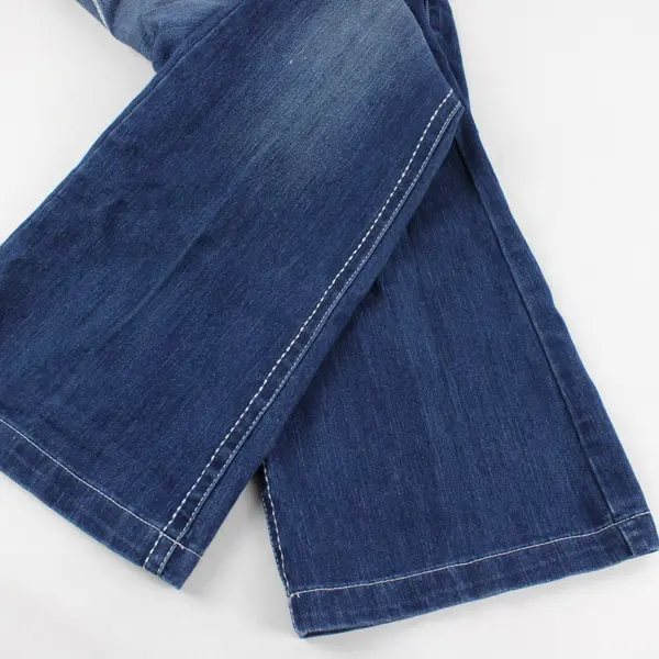 Vtg Y2K Tyte Women's 5 Dark Wash/White Stitching Low Rise Flare Leg Denim Jeans