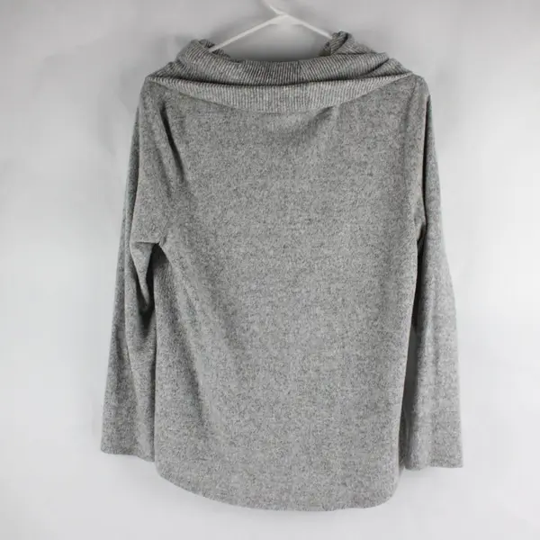 Apt. 9 Light Gray Cowl Neck Pullover Sweater Women's PL