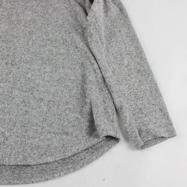 Apt. 9 Light Gray Cowl Neck Pullover Sweater Women's PL