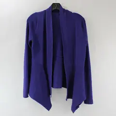Verve Ami Purple Open-Front Cardigan Women's Medium