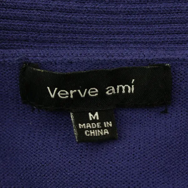 Verve Ami Purple Open-Front Cardigan Women's Medium