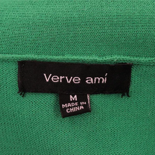 Verve Ami Green Open-Front Cardigan Women's Medium