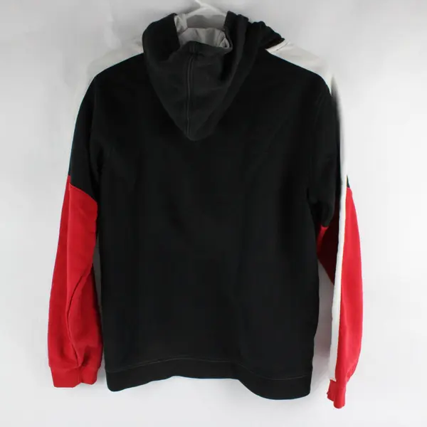 AND1 Youth XL 14/16 Black Red White Colorblock Hoodie Basketball