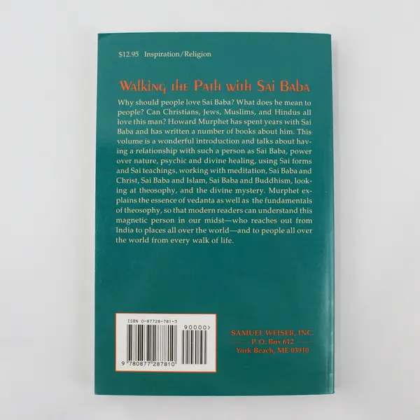 Vintage Walking the Path With Sai Baba by Howard Murphet 1993 Paperback Good