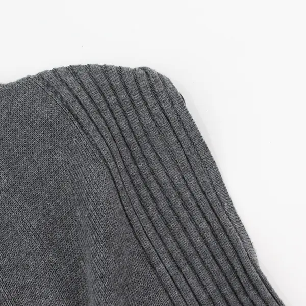 Effeci Gray Sleeveless Knit Duster Women's Large