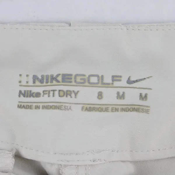 Nike Womens 8 Tan Golf Pants FIT DRY Straight Leg Athletic