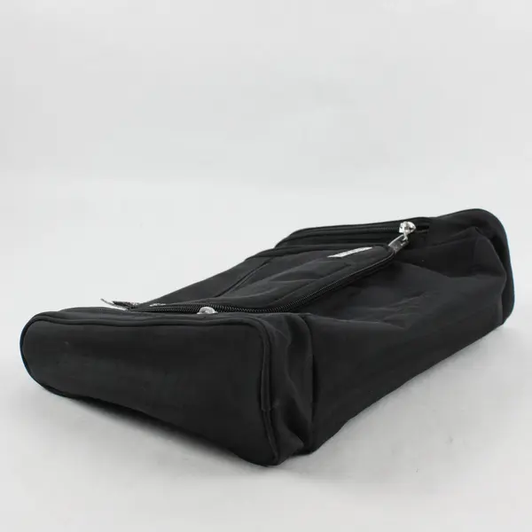 Baggallini Black Small Travel Bag Organization Makeup Bag 12'' x 8''
