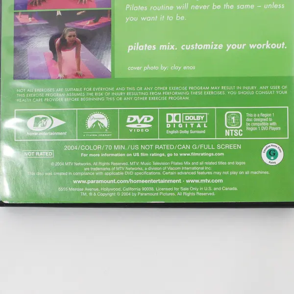 MTV: Pilates Mix DVD, 2004- Featuring Kristin McGee - 