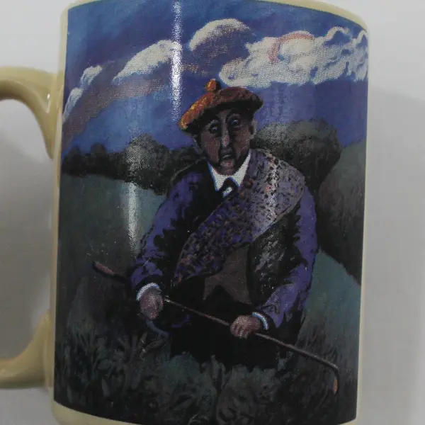 California Pantry Guy Buffet Golfer Pursuit of Leisure 2001 Ceramic Mug