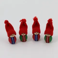 Lot of 4 Ljungstroms Of Sweden Handmade Miniature Elf Figurines  2.25"