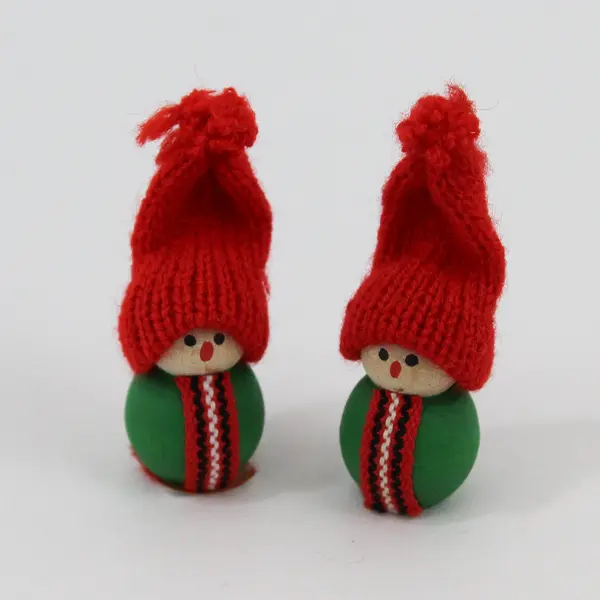 Lot of 4 Ljungstroms Of Sweden Handmade Miniature Elf Figurines  2.25"