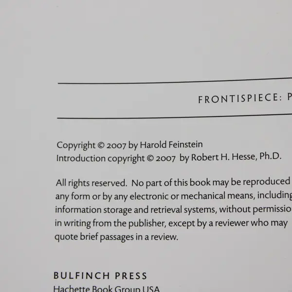 Orchidelirium Harold Feinstein 2007 Hardcover Dust Jacket Photobook
