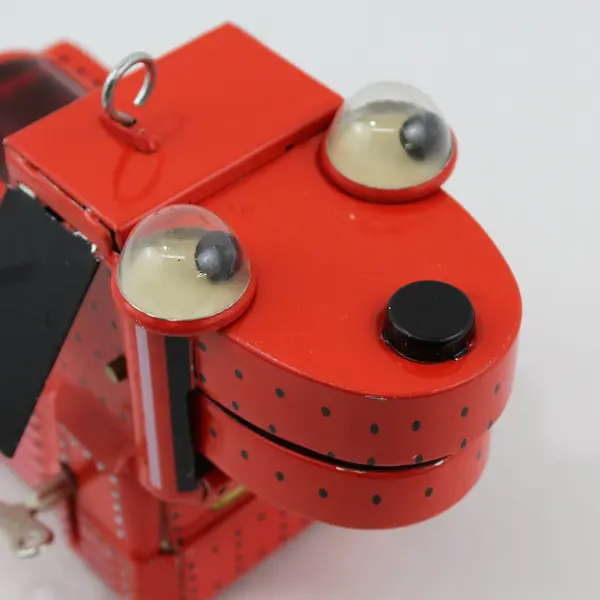 1999 Schylling Rover Tin, Wind-Up Toy With Key Overwound For Repair