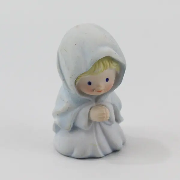 1986 Avon Heavenly Blessings  Porcelain Nativity Figures Mary and Joseph