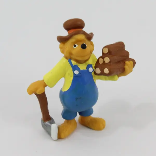 Applause Berenstain Bears PVC Figures Papa Carrying Firewood And Reading A Book