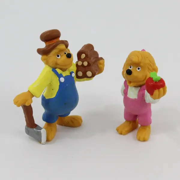 Applause Berenstain Bears PVC Figure Lot of 2 Papa Bear Sis Vintage