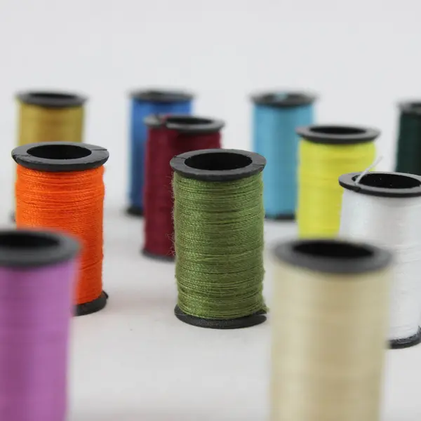 Lot of 24 Assorted Small Spools Sewing Thread Pre-Owned