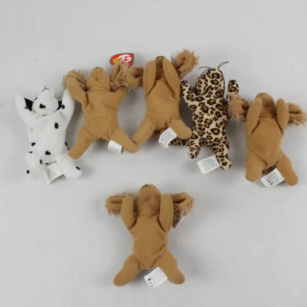 Lot of 6 Ty Teenie Beanie Babies McDonald's Happy Meal Toys