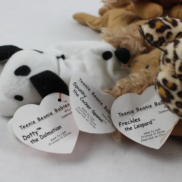 Lot of 6 Ty Teenie Beanie Babies McDonald's Happy Meal Toys