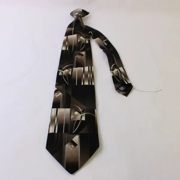 Lot of 4 Men's Formal Ties Multiple Brands 1 Clip-On Tie 3 Regular 