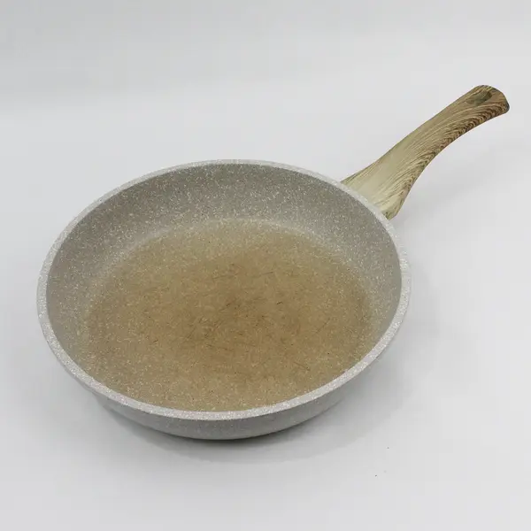 Lot of 2 Master Class Cream Beige Speckled Square Grill Round Frying Pans