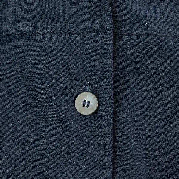 Sag Harbor Navy Blue Button-Front Women's Jacket Size Est From Meas