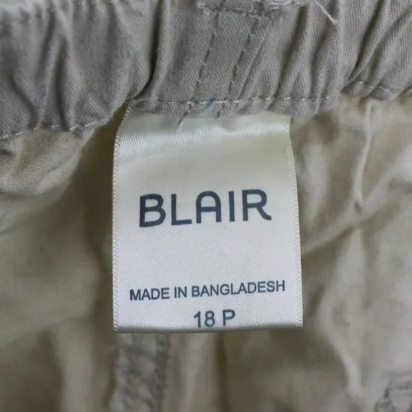 Blair Beige Tapered-Leg Pants Women's Size 18P