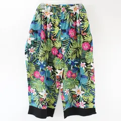 Cuddl Duds Women’s Tropical Floral Print Lightweight Knee Length Pajama Pants 2X
