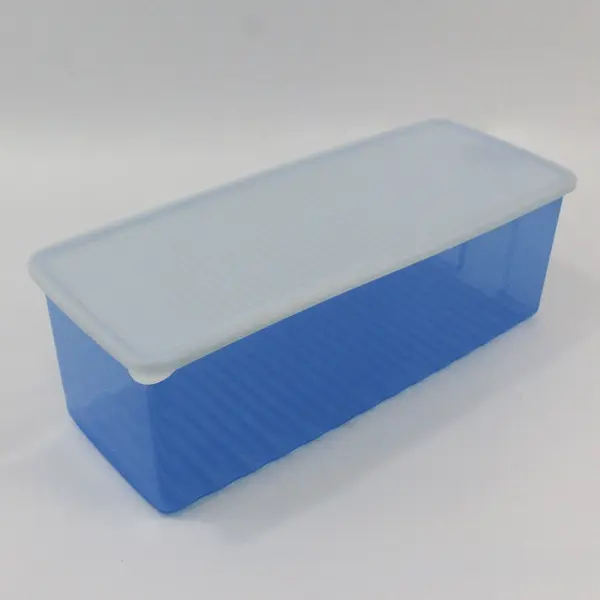Tupperware FridgeSmart Rectangular Food Container 3995A-2 White Lid 3996A-2