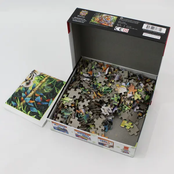 MasterPieces Mother's Embrace 500 Piece Glow in the Dark Tiger Cubs Puzzle