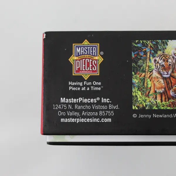 MasterPieces Mother's Embrace 500 Piece Glow in the Dark Tiger Cubs Puzzle