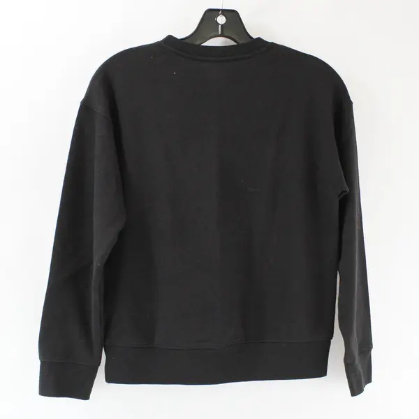 Athletic Works Boys Black Long Sleeve Crew Neck Pullover Sweatshirt 10-12