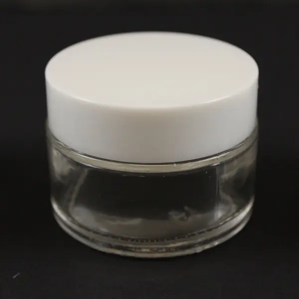 Set of 4 Tuzazo 1 oz Glass Jars with Label Stickers