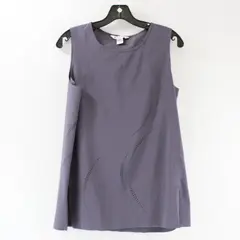 Athleta Refined Zephyr Laser Tank Women's Purple Scoop Neck Stretch S
