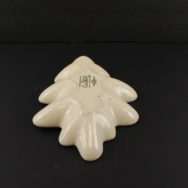 Time To Celebrate Autumn Oak Leaf Ceramic Dish 9-1/4"