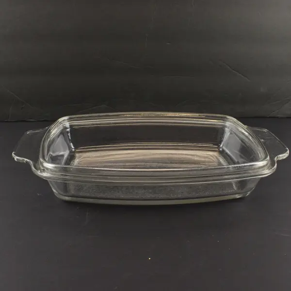 10" Clear Glass Casserole Baking Dish NO LID