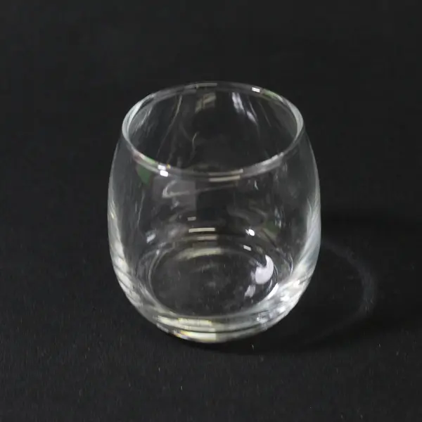Lot Of 4 Unbranded Matching Clear Glass Tea Light/Votive Candle Holders 2.75"