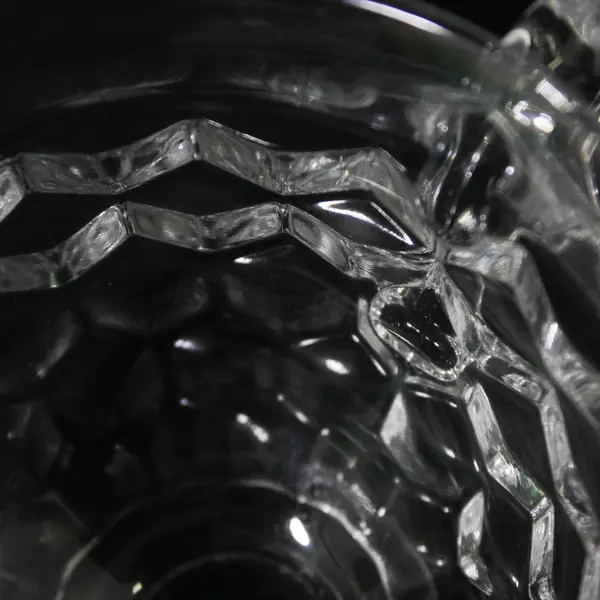Lot Of 4 Fostoria American Clear (Stem 2056) Pattern Tea Cups 2.75" Tall 