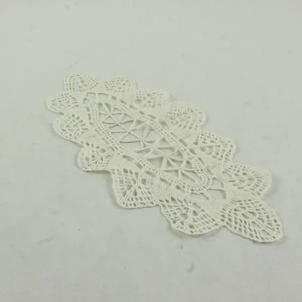 Lot of 3 Vintage Ivory Hand Crochet Doilies Lace Table Runners Placemats