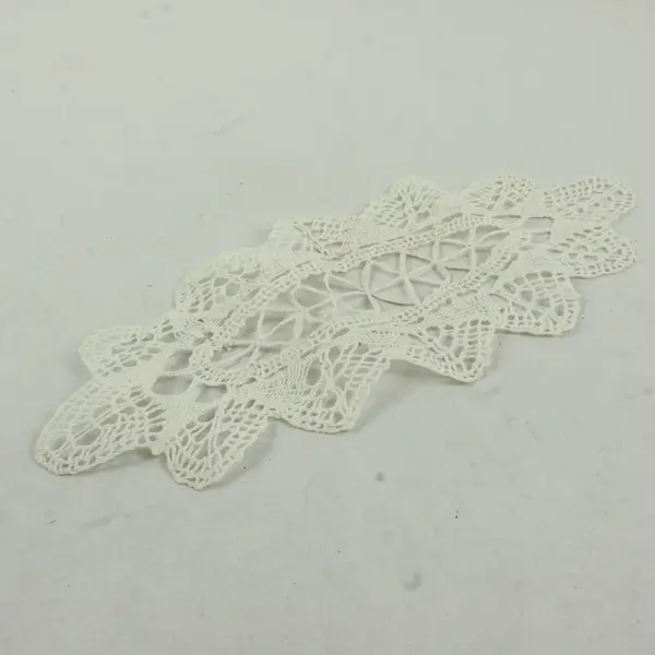 Lot of 3 Vintage Ivory Hand Crochet Doilies Lace Table Runners Placemats