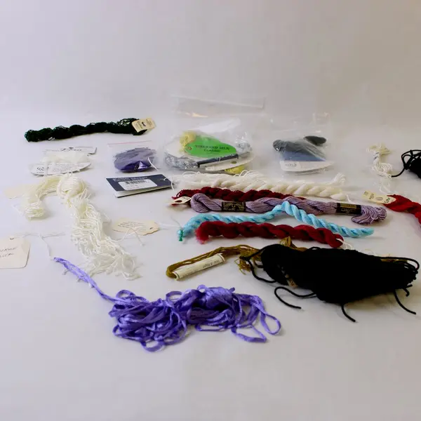 Lot of Assorted Embroidery Floss & Needlepoint Thread Craft Mix