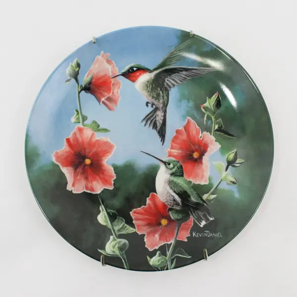 1986 Knowles Birds of Your Garden "The Hummingbird" Plate by Kevin Daniel  