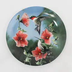 1986 Knowles Birds of Your Garden "The Hummingbird" Plate by Kevin Daniel  