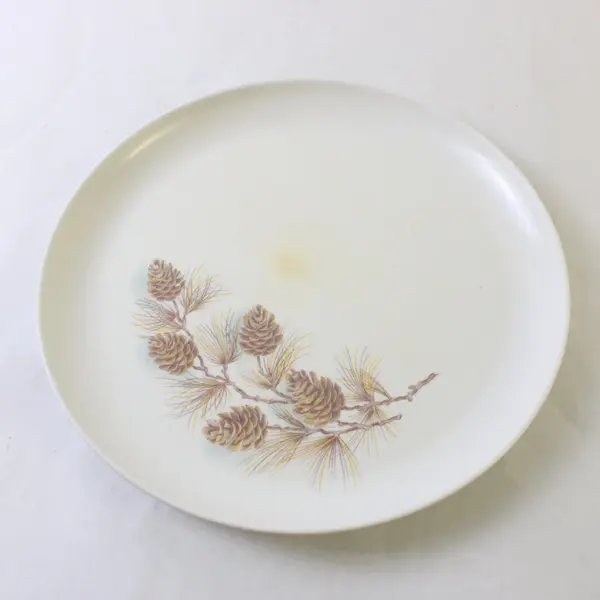 Lot of 3 Melamine Dinner Plates Boontonware Somerset Melmac Duraware 10"