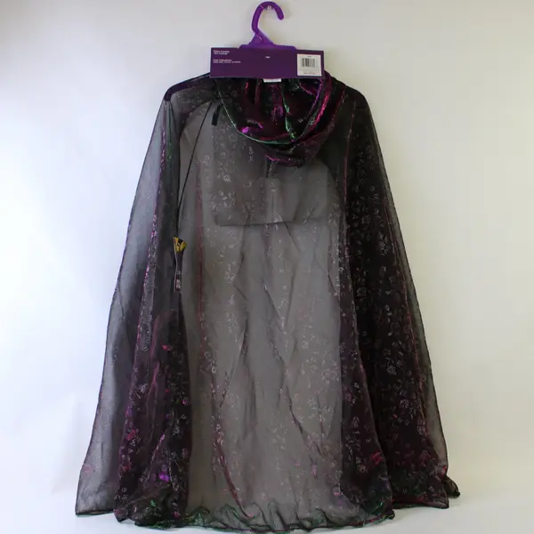 Rubies Costume Co Hooded Shimmer Cape Iridescent Flower One Size Adults